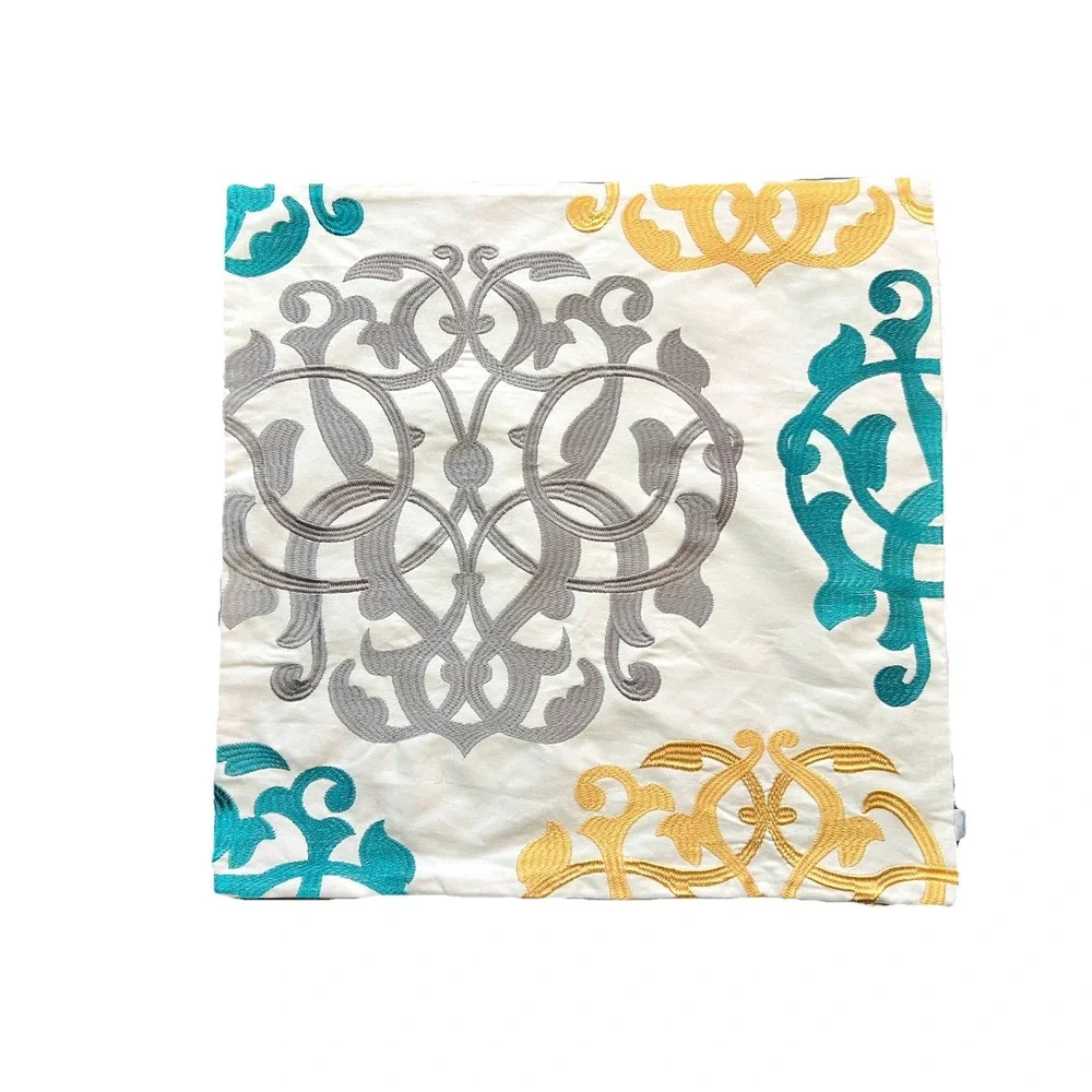 Pillowcase Throw Cover Bed Sofa 20 x 20 Floral Decor‎ Protective Case Home